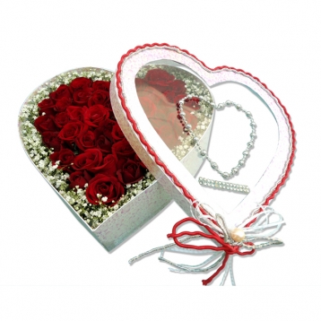 Hoa hộp trái tim - Ấm áp yêu thương
